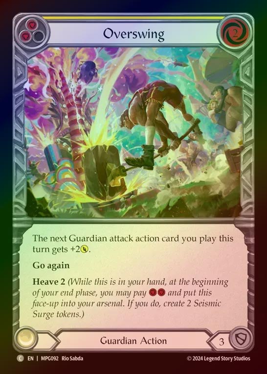 【RF】【EN】[Guardian] 大振り/Overswing(yellow)  [MPG092-C]