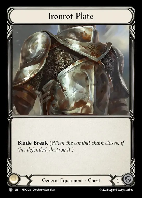 【EN】[Generic] 劣鉄の鎧/Ironrot Plate [MPG123-C]