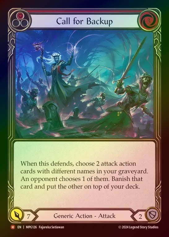 【RF】【EN】[Generic] 補充要請/Call for Backup [MPG126-M]