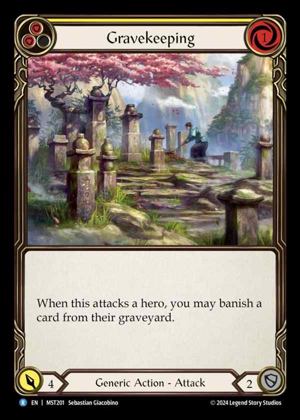 【EN】 [Generic] 墓守り/Gravekeeping (yellow) [MST201-R]