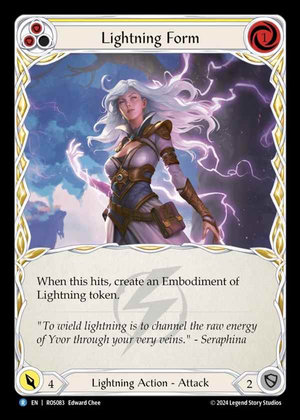 【EN】[Lightning] 稲妻の表象/Lightning Form (yellow) [ROS083-R]