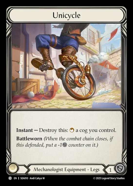 【EN】[Mechanologist] 装着型一輪車/Unicycle [SEA010-C]