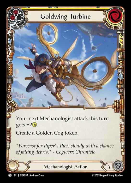 【予約商品】【EN】[Mechanologist] タービン式黄金翼/Goldwing Turbine (yellow)  [SEA037-C]