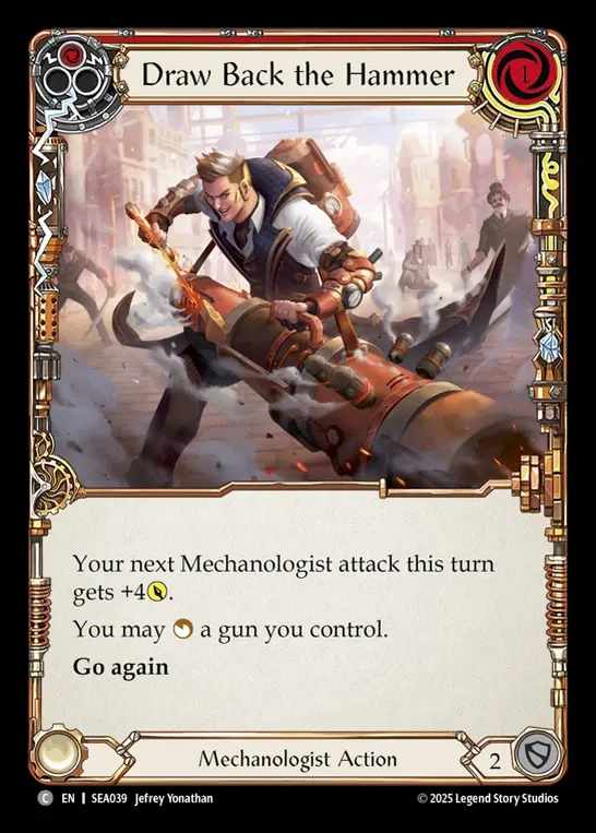 【予約商品】【EN】[Mechanologist] 撃鉄起こし/Draw Back the Hammer (red)  [SEA039-C]