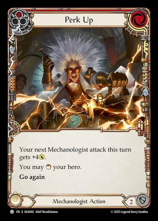 【予約商品】【EN】[Mechanologist] 元気溌剌/Perk Up (red)  [SEA040-C]