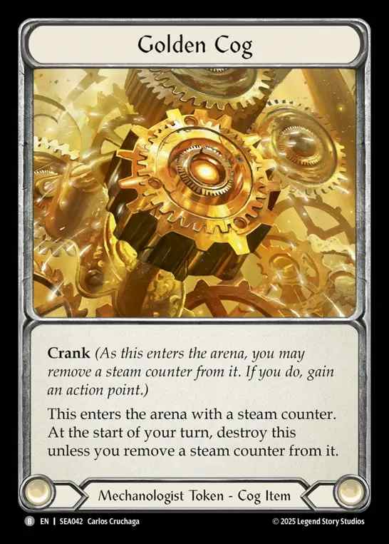 【予約商品】【EN】[Mechanologist] 金の歯車/Golden Cog [SEA042-B]