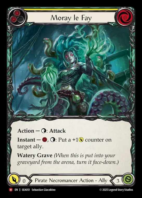 【予約商品】【EN】[Pirate Necromancer] モレイ・ル・フェイ/Moray le Fay [SEA051-M]