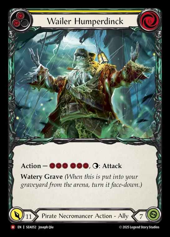 【予約商品】【EN】[Pirate Necromancer] ウェイラー・ハンパーディンク/Wailer Humperdinck [SEA052-M]
