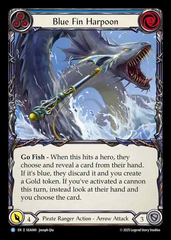 【予約商品】【EN】[Pirate Ranger] 青鰭の銛/Blue Fin Harpoon (blue)  [SEA089-R]