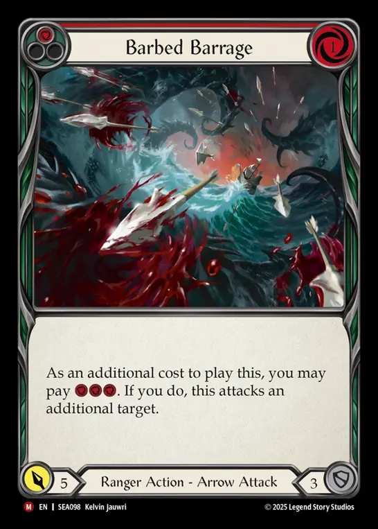 【予約商品】【EN】[Ranger] 逆棘の弾幕/Barbed Barrage [SEA098-M]