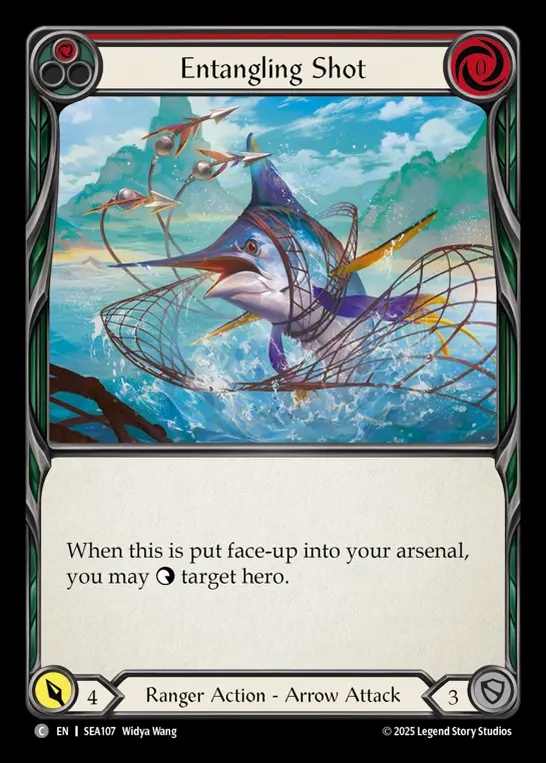 【予約商品】【EN】[Ranger] 絡め捕りの射撃/Entangling Shot (red)  [SEA107-C]