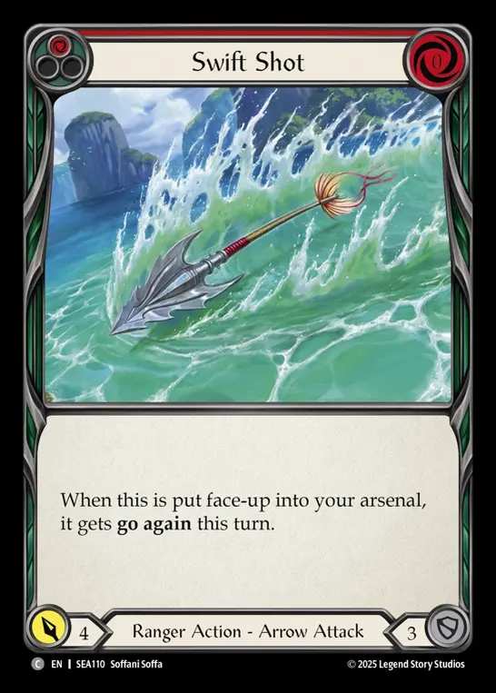 【予約商品】【EN】[Ranger] 水切る射撃/Swift Shot (red)  [SEA110-C]