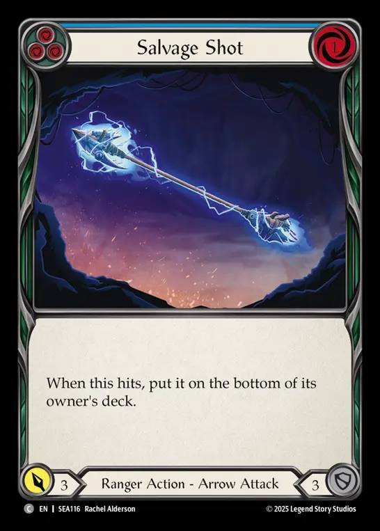 【予約商品】【EN】[Ranger] 回収の射撃/Salvage Shot (blue)  [SEA116-C]