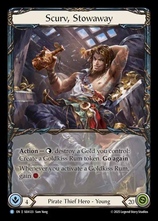 【予約商品】【EN】[Pirate Thief] 密航者、スカーヴ/Scurv, Stowaway [SEA123-R]