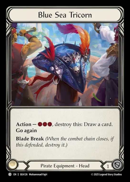 【予約商品】【EN】[Pirate] 青波の三角帽/Blue Sea Tricorn [SEA126-C]