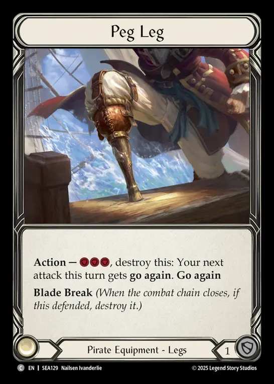 【予約商品】【EN】[Pirate] 義足/Peg Leg [SEA129-C]