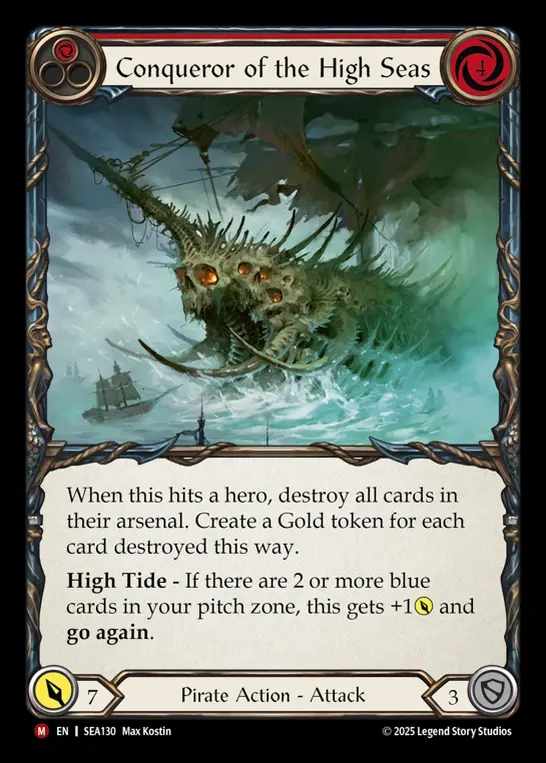 【予約商品】【EN】[Pirate] 蒼海の大覇船/Conqueror of the High Seas [SEA130-M]