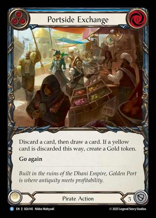 【予約商品】【EN】[Pirate] 波止場の交易所/Portside Exchange (blue)  [SEA145-R]