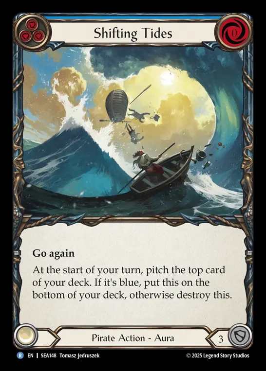 【予約商品】【EN】[Pirate] 急変する潮流/Shifting Tides (blue)  [SEA148-R]