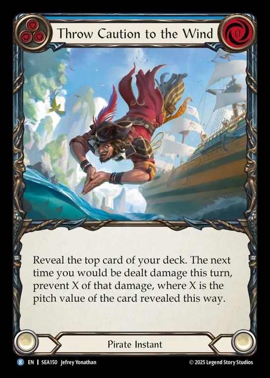 【予約商品】【EN】[Pirate] 無謀な飛び込み/Throw Caution to the Wind (blue)  [SEA150-R]