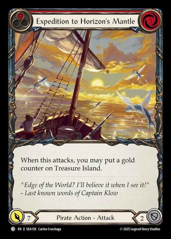 【予約商品】【EN】[Pirate] 天海融域の探検/Expedition to Horizon's Mantle (red)  [SEA158-C]