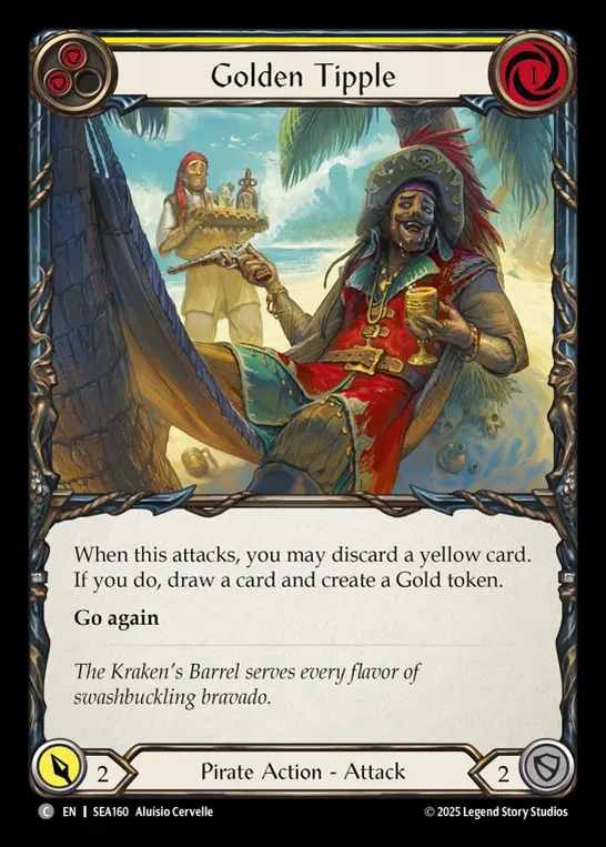 【予約商品】【EN】[Pirate] 黄金の一杯/Golden Tipple (yellow)  [SEA160-C]