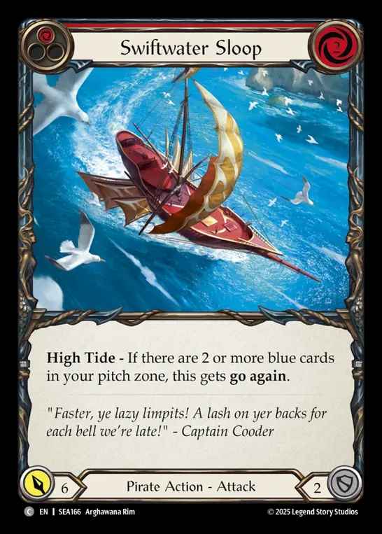 【予約商品】【EN】[Pirate] スウィフトウォーター・スループ/Swiftwater Sloop (red)  [SEA166-C]