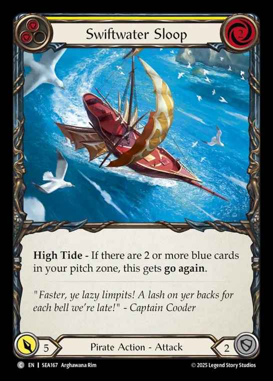 【予約商品】【EN】[Pirate] スウィフトウォーター・スループ/Swiftwater Sloop (yellow)  [SEA167-C]