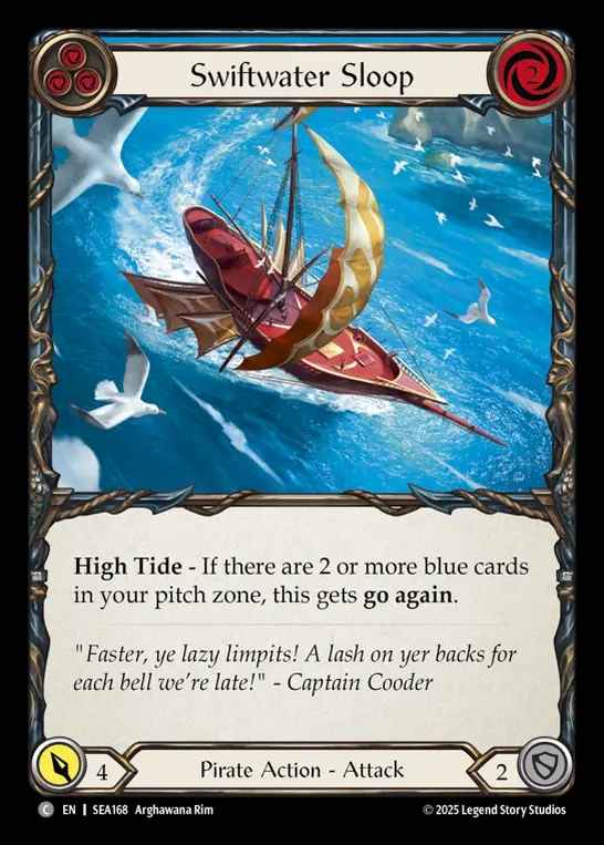 【予約商品】【EN】[Pirate] スウィフトウォーター・スループ/Swiftwater Sloop (blue)  [SEA168-C]