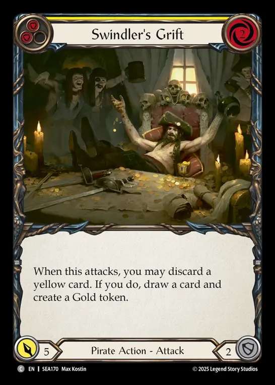 【予約商品】【EN】[Pirate] 海賊の一仕事/Swindler's Gift (yellow)  [SEA170-C]