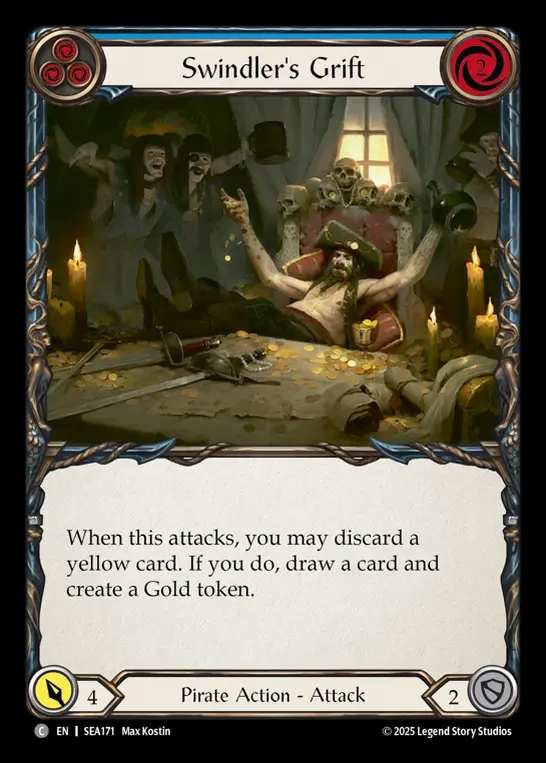 【予約商品】【EN】[Pirate] 海賊の一仕事/Swindler's Gift (blue)  [SEA171-C]