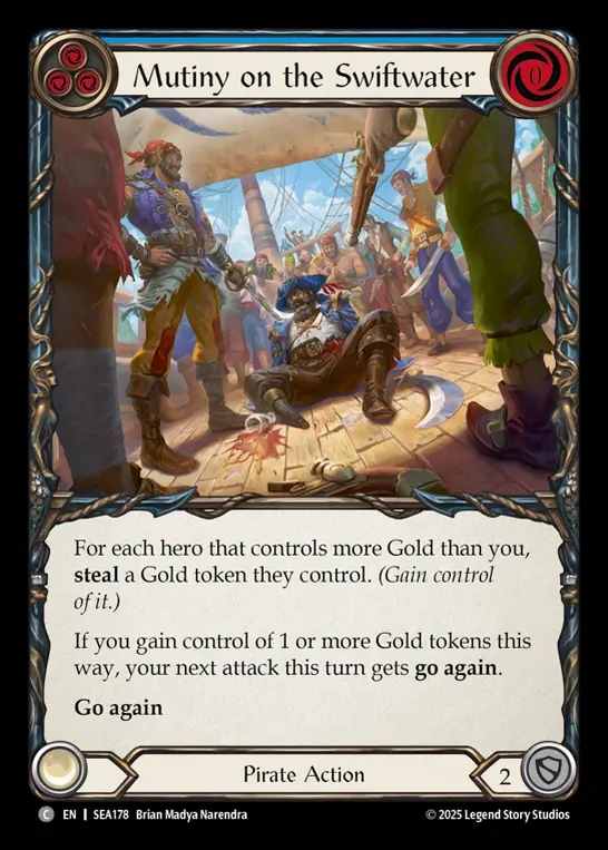 【予約商品】【EN】[Pirate] スウィフトウォーターでの反乱/Mutiny on the Swiftwater (blue)  [SEA178-C]