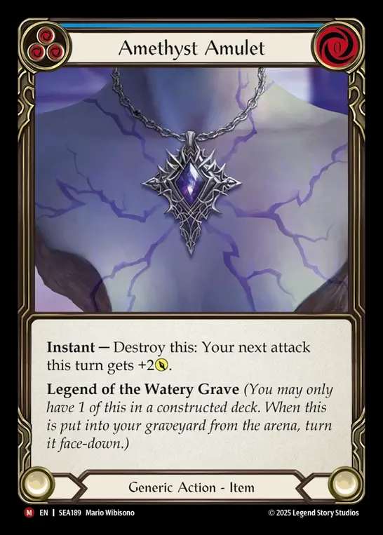 【予約商品】【EN】[Generic] アメジストのアミュレット/Amethyst Amulet [SEA189-M]