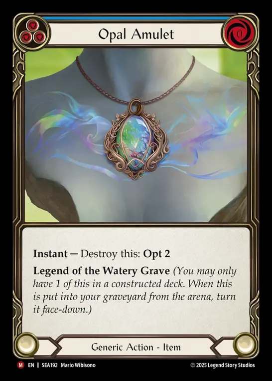 【予約商品】【EN】[Generic] オパールのアミュレット/Opal Amulet [SEA192-M]