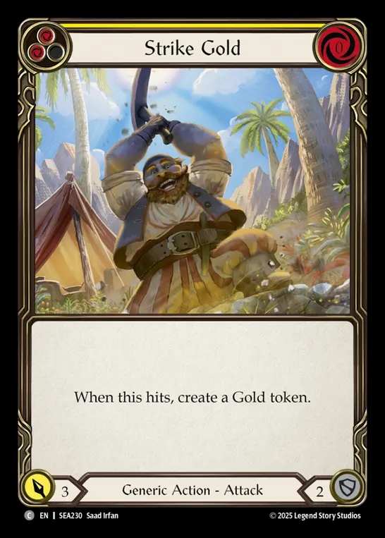 【予約商品】【EN】[Generic] 金鉱掘り/Strike Gold (yellow)  [SEA230-C]