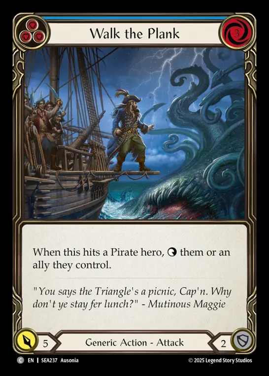 【予約商品】【EN】[Generic] 板歩きの刑/Walk the Plank (blue)  [SEA237-C]