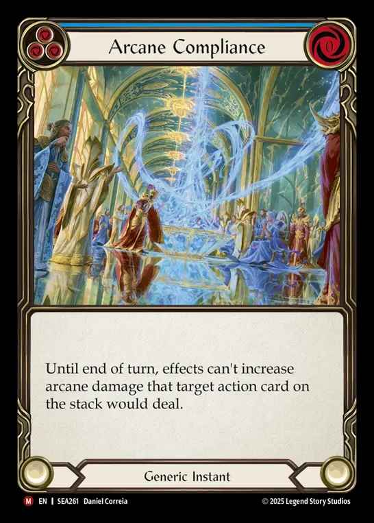 【予約商品】【EN】[Generic] 秘術協議会/Arcane Compliance [SEA261-M]