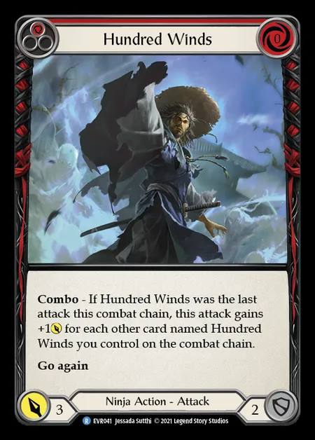 [Ninja] Hundred Winds [EVR041-R] (red)