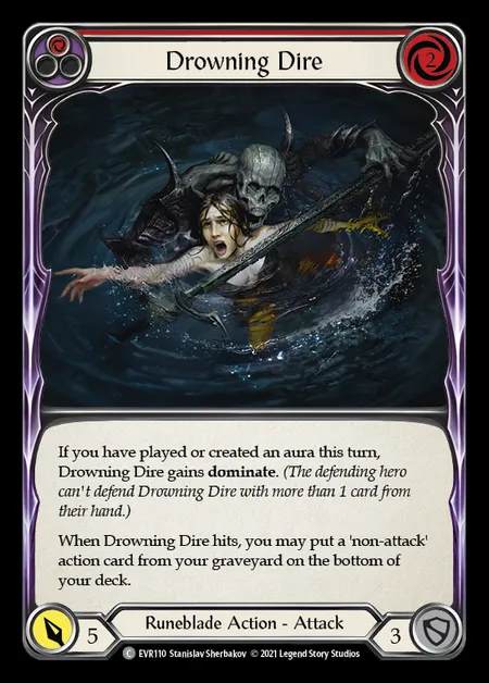 [Runeblade] Drowning Dire [EVR110-C] (red)