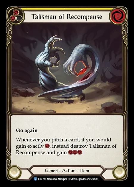 [Generic] Talisman of Recompense [EVR191-R]