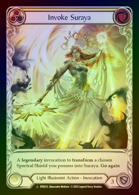 【CF】[Illusionist] Invoke Suraya//Suraya, Archangel of Knowledge [DYN212-Marvel] Cold Foil