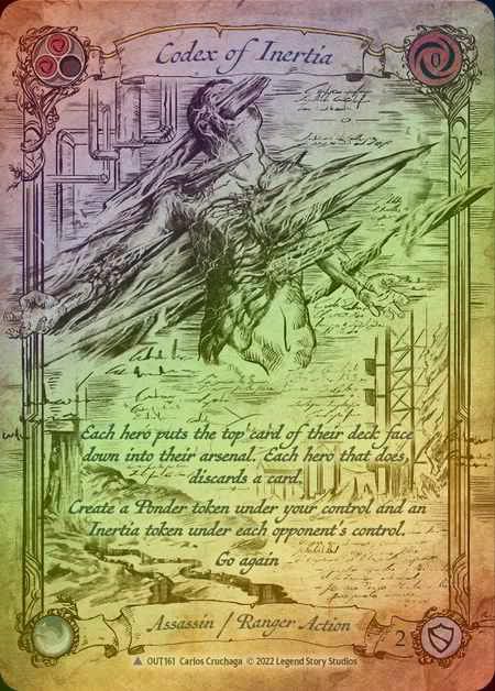 【CF】[Assassin Ranger] Codex of Inertia [OUT161-Marvel] Cold Foil