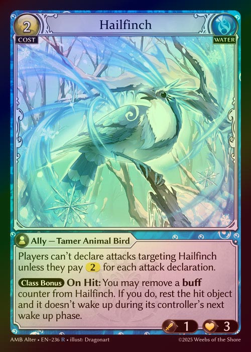【FOIL】[Water] Hailfinch [AL-AMB236-R]
