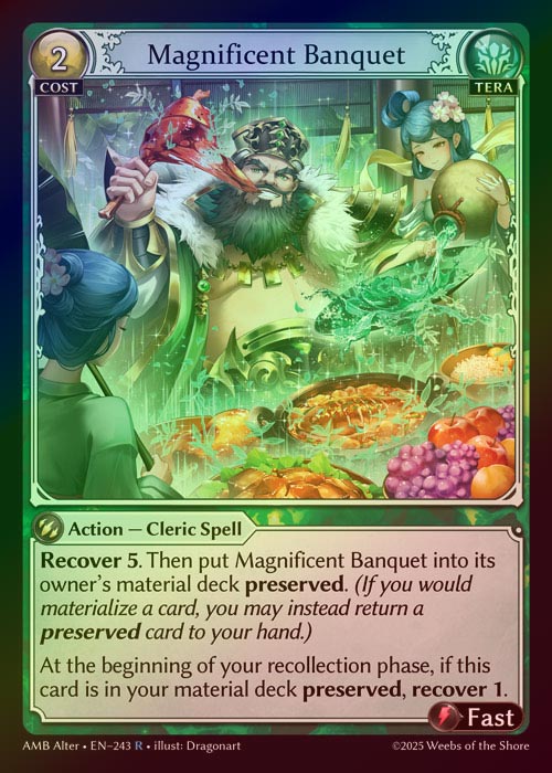 【FOIL】[Tera] Magnificent Banquet [AL-AMB243-R]