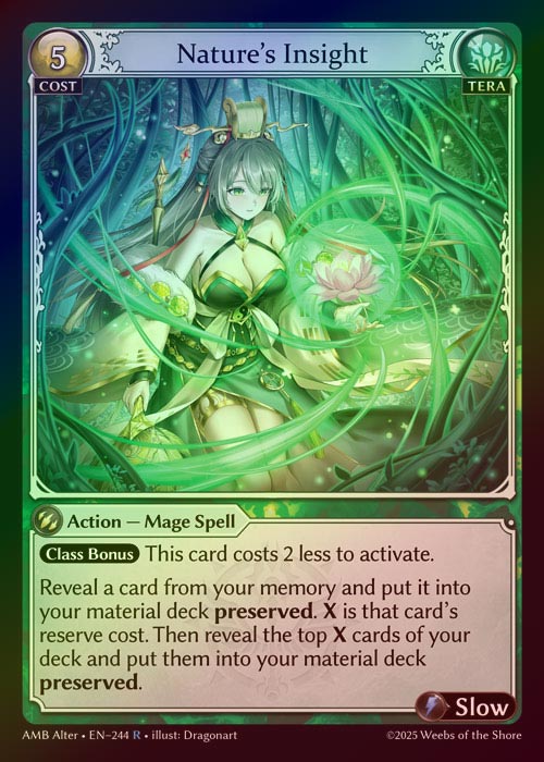 【FOIL】[Tera] Nature's Insight [AL-AMB244-R]