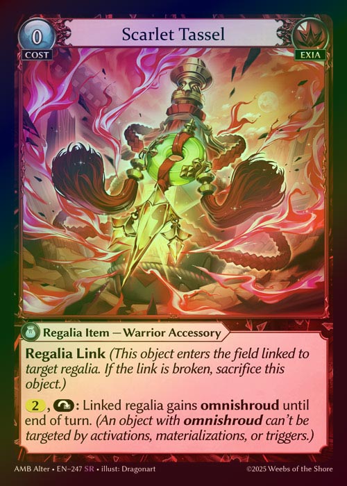 【FOIL】[Exia] Scarlet Tassel [AL-AMB247-SR]