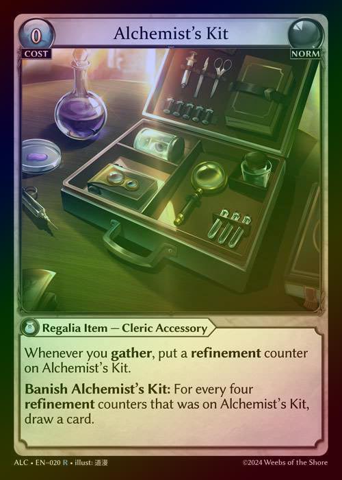 【FOIL】[Norm] Alchemist's Kit [ALC020-R]