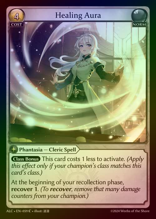 【FOIL】[Norm] Healing Aura [ALC059-C]