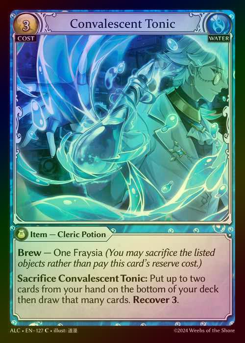 【FOIL】[Water] Convalescent Tonic [ALC127-C]