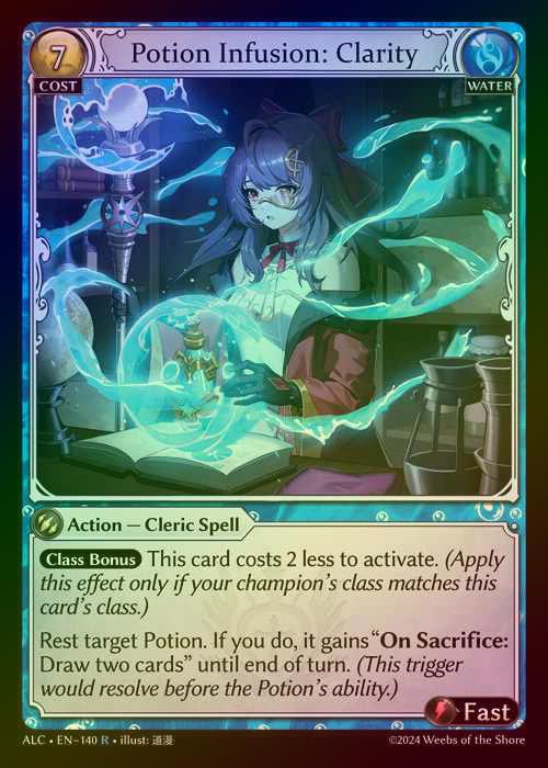 【FOIL】[Water] Potion Infusion: Clarity [ALC140-R]